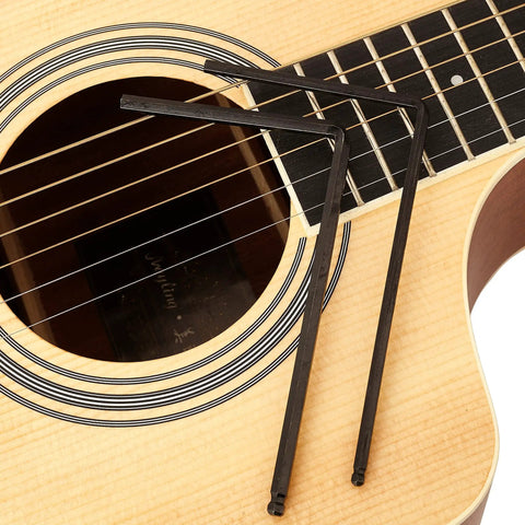 All In One Guitar Luthier Repair Kit With Ball End Truss Rod Wrenches on acoustic guitar strings