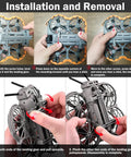 DJI Neo 2 Propeller Guard and Foldable Landing Gear Combo installation steps