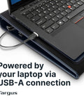 17 Inch Dual Fan Laptop Chill Mat With Soft Neoprene Surface, Keeps Your Laptop Cool And Comfortable, USB A Powered