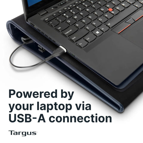 17 Inch Dual Fan Laptop Chill Mat With Soft Neoprene Surface, Keeps Your Laptop Cool And Comfortable, USB A Powered