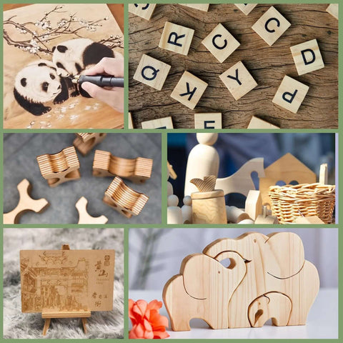 Basswood sheets 12x18x1/8 in, 10-pack unfinished wood for crafts such as painting, engraving, and laser cutting