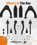 Front Upper Control Arm Kit For Honda Civic 1996 2000 Complete Suspension Upgrade With Upper Ball Joints Lower Ball Joints Sway Bar Links 12Pc