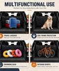 Multifunctional Heavy Duty SUV Cargo Liner For Tesla Cybertruck 2023 Plus Dog Floor Mat with travel luggage and dog protection