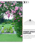 Windproof Dual Head Sprayer Nozzle Cover For Farm And Lawn Irrigation High Flow Garden Sprayer Accessory beside floral garden