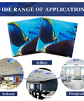 Wide range of applications for Six Magnetized Fluorescent Light Covers For Classrooms And Offices 4x2 Feet Ocean Color Shade