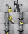 Installation guide for Large 23 Inch Outdoor Wall Lantern With Classic Gas Lamp Vibe, Industrial Exterior Light Fixture.