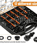 Beefy Automotive Flange Bolts And Nuts Kit 10.9 Grade Alloy Steel With Full And Half Thread Options M6x1.0 M8x1.25 M10x1.5 From 12mm To 45mm Black Finish Hex Bolts Nuts And Washers For Engines And Heavy Duty Projects in organizer