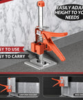 Heavy Duty 2 Pack Furniture Lifter Arms, Labor Saving Arm Jack For Moving Couches And Appliances, adjustable lifting tool with steel base