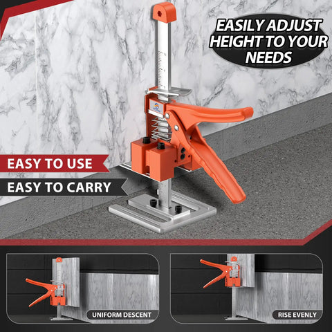Heavy Duty 2 Pack Furniture Lifter Arms, Labor Saving Arm Jack For Moving Couches And Appliances, adjustable lifting tool with steel base