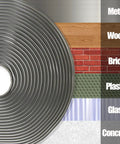 Heavy Duty White Butyl Tape 1 Inch By 33 Feet Built Tough Leakproof Sealant for various surfaces including metal, wood, and glass.