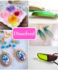 Epoxy resin pigment set with 15 colors in 10ml bottles; liquid colorant for resin crafts and jewelry