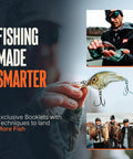 Angler holding lure from Platinum Series Mystery Tackle Box For Bass Fishing With 7 Premium Lures Kit Including Crankbaits Jigs Plastics