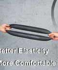 Two hands stretching Heavy Duty Inner Tube 3.00-8 3.25-8 3.50-8 With TR-87 Angled Valve Stem 2 Pack For Scooters Garden Carts.