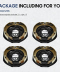12X2 Inch Manual Adjust Electric Brake Assembly Two Pair for Heavy Duty Trailers, featuring two left and two right brakes.