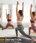 Two Pack 48 By 28 Inch Home Gym Wall Mirrors Frameless Tempered Glass Full Length HD Reflection No Distortion Large Body Mirror For Gym