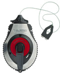 CR401S Chalk Rite Dura Reel With Premium Braided Line and Fast Rewind System, top view showing steel handle and braided line attachment.
