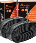 Heavy Duty Bike Inner Tubes For 28/29 Inch Wheels 28x1.75 To 2.40 And 29x1.75 To 2.40 FV48mm Presta Valve 2 Pack in packaging