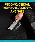 Pro Rubber Pet Hair Removal Brush for Cars Trucks SUVs RVs and Home used on car carpet to remove pet hair and debris