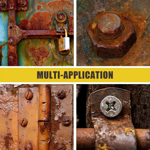 Rusty bolts and nuts showing need for 15 Piece Screw Extractor Kit With 3 By 8 Inch Drive For Hex Head Multi Spline Easy Out Allen Extractors