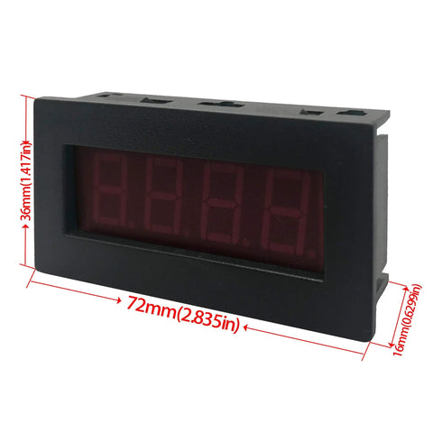 Go To RPM Tachometer Display Kit For Lathe And Conveyor Systems With Hall Proximity Sensor And Magnet, NPN Output, Red 0.56 Inch LED