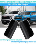 Must Have Center Console Organizer For 2023 To 2026 Chevy Colorado And 2023 To 2026 GMC Canyon Armrest Storage Box Front View