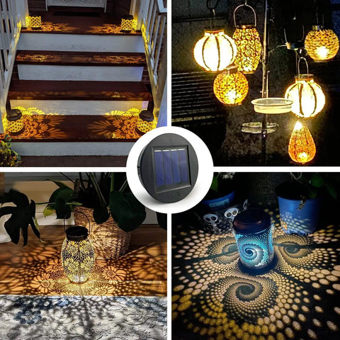 Two Pack Solar Light Replacement Top Inserts For Lanterns, 8 Lumens Warm Yellow, Waterproof Battery Box Top, Outdoor Garden Patio Decor, DIY Lantern Upgrade, Fits Most Lanterns 3.15 Inches