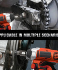 25 Piece 3/8 Inch Drive Impact Bolt Extractor Set With Heavy Duty Case for removing bolts in various mechanical setups