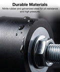 Heavy Duty 4 Pack M10 Rubber Isolator Mounts 40x30mm For Compressors And Garage Motors To Block Vibration Noise Like A Boss With Steel Bolts Ready To Go, close-up