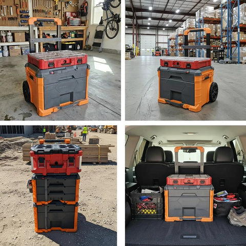 Cross Platform Modular Toolbox Connector Adapter for MODBOX and Packout Systems in various work environments, half set.