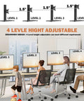 Free Standing Monitor Stand Riser For 13 To 32 Inch LCD Screen With Swivel Height Adjustable Rotation And VESA Compatibility