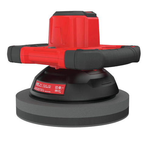10 Inch Corded Polisher With 2800 OPM For A Swirl Free Finish, Variable Speed Dial, contoured overmolded grip, red design