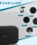 Hella Tough EVA Travel Case Perfectly Fits Franklin Prosensor M210 And Legacy Models showing double zipper and soft lining.