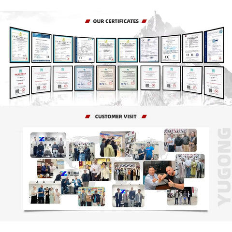 Certificates and customer visits for Disposable Paper Cup Forming Machine With Large Capacity Hopper Pro Grade For Beverage Factories