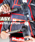 Universal Stainless Steel Rotary Extension Shaft Set 2in 3in 5in for Polisher and Angle Grinder Five Eighths Inch Spindle Reaches Tight Spots on Cars Boats and Marine Detailing 3 Piece Rotary Polisher Extender Kit easy installation demonstration