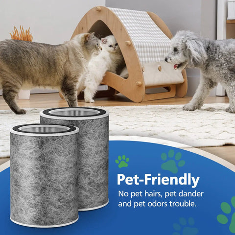 Replacement Filter For Shark Air Purifier Max HP201 HP302 HP301 HP202 HP232 HC502 AP1000 H13 True HEPA 99.97 Percent Particles shown with pets