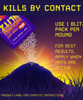 Fire Ant Mound Blitz Fire Ant Killer For Lawns Gardens And Ornamental Plants, 8 Pre-Measured Packs illustration