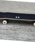 Durable Aluminum Inline Skate Spacers Kit 20 Pieces Self Centering Gasket Bearings And Bushings displayed on skateboard