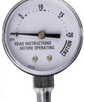 Steam Gauge Replacement For Old School Pressure Canners Compatible With Older Models And 1978 Era Units close-up view