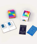 Vibrant Color Oracle Card Deck For Intuition And Emotional Healing That Totally Vibes With Your Personal Journey Straight Up Practical Guidance For Daily Spirituality And Real Self Reflection, featuring 45 colorful cards and guidebook.