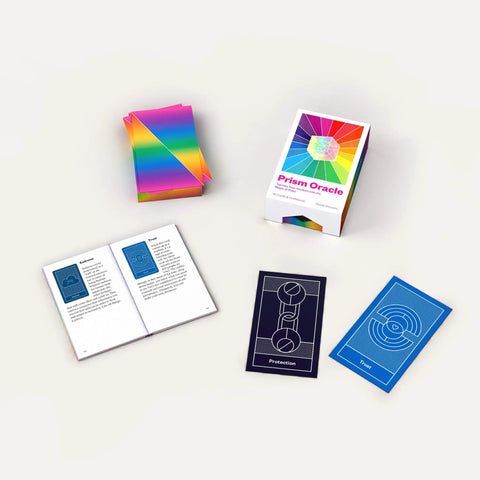 Vibrant Color Oracle Card Deck For Intuition And Emotional Healing That Totally Vibes With Your Personal Journey Straight Up Practical Guidance For Daily Spirituality And Real Self Reflection, featuring 45 colorful cards and guidebook.