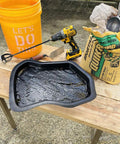 Set Of 6 Durable Flagstone Molds For Concrete Pavers And Garden Walkways Easy To Use Reusable Plastic Cement Molds