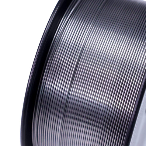 E71TGS Gasless Flux Core MIG Wire.030 In 2 Lb Spool close-up showing coiled wire for carbon steel welding