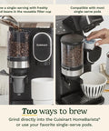 Single Serve Coffee Maker And Grinder For Home Or Office All In One No Fuss Setup With Three Serving Sizes brewing coffee