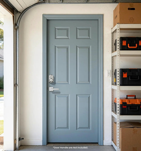 Hassle Free Keyless Entry Deadbolt With Electronic Keypad Lock In Satin Nickel Boasting 20 Unique Passcodes And Smart Auto Locking For Easy Peasy Access And Top Notch Residential Security
