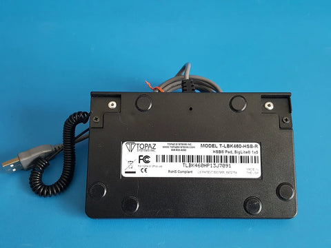 Siglite Non Backlit Electronic Signature Capture Pad USB Input Device for Business Signatures underside view with cable connected.