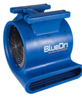 Blue 1 HP air mover blower fan for water damage restoration, carpet drying, adjustable angles, Beast Mode 1 HP Air Mover Blower Fan