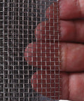 Sturdy 304 Stainless Steel Wire Mesh, 23.5 Inch Wide By 10 Foot Long, 2mm Mesh Holes And 0.45mm Wire Diameter, close-up detail