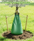 20 Gallon Tree Watering Bag 3 Pack With Easy Setup And Slow Release Over 1 To 5 Days Deep Root Auto Drip Irrigation around tree