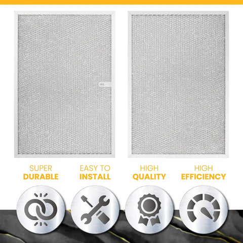 Aluminum Range Hood Filter For 36 Inch Broan Nutone Hoods Mesh Grease Replacement 11 3/4 In By 17 1/4 In S99010300E 2 Pack