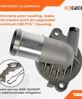 Patented Aluminum Thermostat Housing Assembly With Thermostat For Select Chrysler And Dodge Models with OE Fix Housing